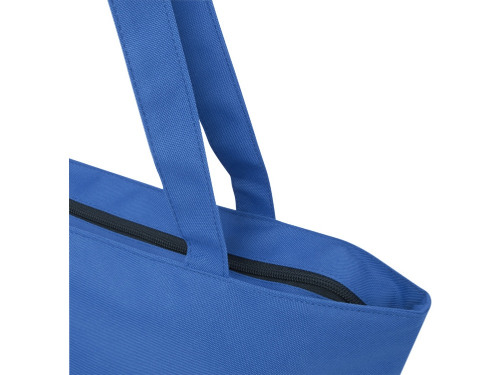 Panama эко-сумка на молнии из переработанных материалов по стандарту GRS объемом 20 л - Ярко-синий