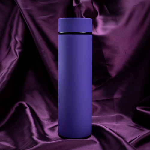 Термос Reactor софт-тач с датчиком температуры, фиолетовый