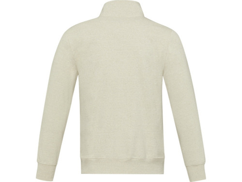 Galena унисекс-свитер с полноразмерной молнией из переработанных материалов Aware™  - Бежевый