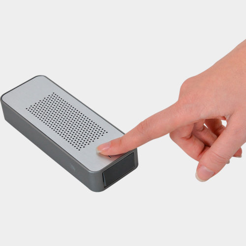 Универсальное зарядное устройство c bluetooth-стереосистемой "Music box" (4400мАh) (серый)