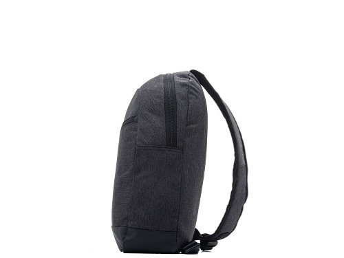Рюкзак с одним плечевым ремнем BUGATTI Universum, графитовый, полиэстер меланж/тарпаулин, 23х9х35 см