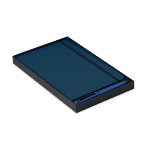 Блокнот с ручкой (синий) MO9348-04
