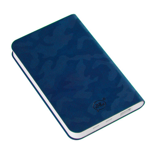 Универсальный аккумулятор "Tabby" (5000mAh), синий, 7,5х12,1х1,1см (синий)
