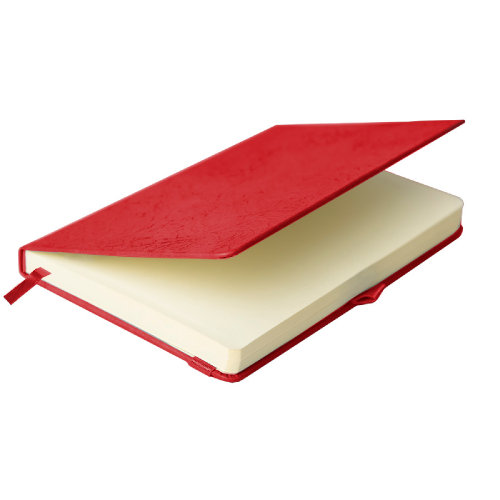 Ежедневник недатированный Starry , формат А5, в клетку (красный)