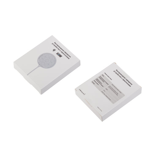 Беспроводное (15W) зарядное устройство "Sticker" с присосками, белый