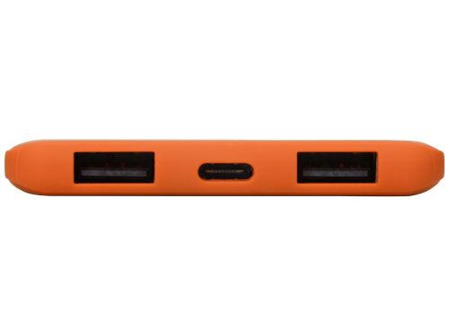 Портативное зарядное устройство Reserve с USB Type-C, 5000 mAh, оранжевый