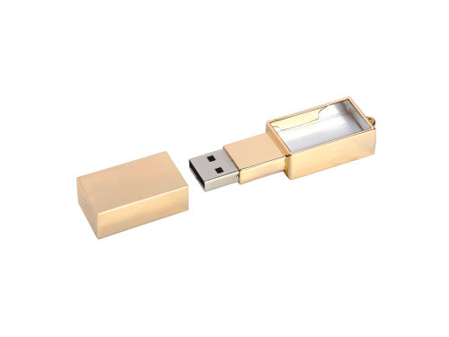 USB-флешка на 512 Mb, золото (арт 3032.05.512)