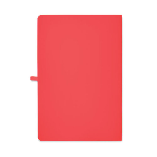 Блокнот А5 в мягкой обложке (красный)