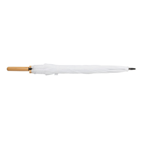 Автоматический зонт-трость с бамбуковой рукояткой Impact из RPET AWARE™ d103 см (арт P850.653)