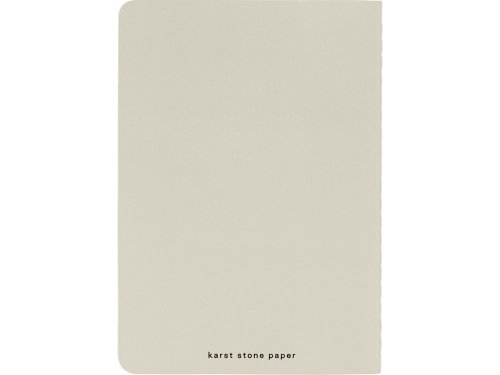 Карманная записная книжка-блокнот с мягкой обложкой Karst формата A6, листы без линования, бежевый