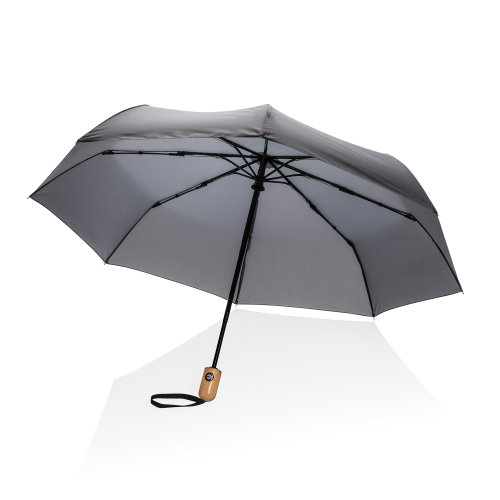 Автоматический зонт Impact из RPET AWARE™ с бамбуковой рукояткой d94 см (арт P850.612)