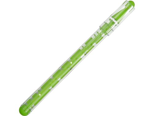 Ручка шариковая Лабиринт, зеленое яблоко