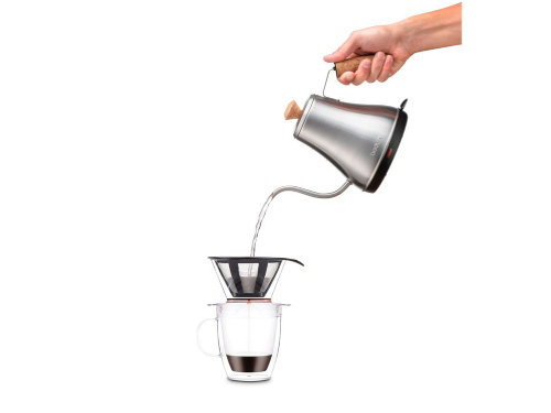 POUR OVER. Coffe filter and isothermal mug, прозрачный