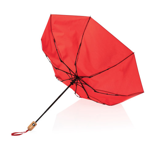 Автоматический зонт Impact из RPET AWARE™ с бамбуковой рукояткой d94 см (арт P850.614)