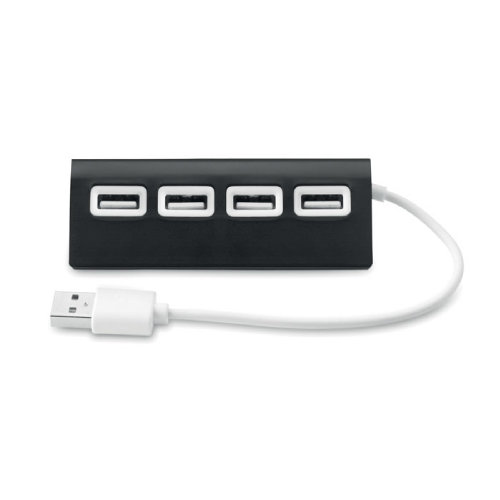 USB хаб на 4 порта (черный)
