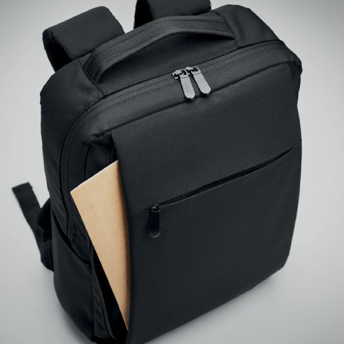 Рюкзак для ноутбука RPET 300D (черный)