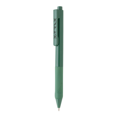 Ручка X9 с глянцевым корпусом и силиконовым грипом (арт P610.827)