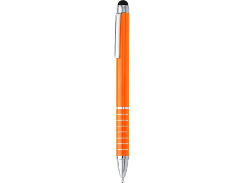 Ручка-стилус металлическая шариковая CANAIMA, апельсин