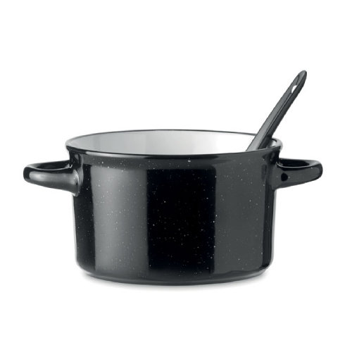 Тарелка для супа (черный)