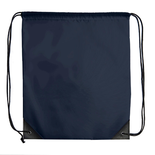 Рюкзак мешок с укреплёнными уголками BY DAY, темно-синий, 35*41 см, полиэстер 210D (темно-синий)