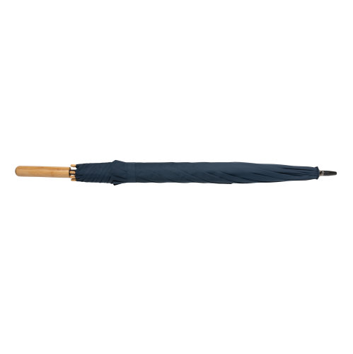 Автоматический зонт-трость с бамбуковой рукояткой Impact из RPET AWARE™ d103 см (арт P850.655)