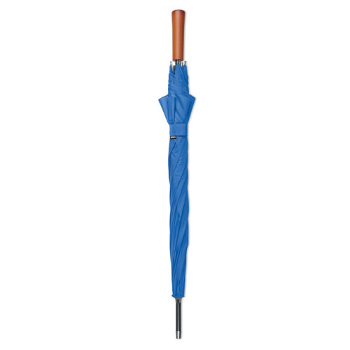 Зонт трость с деревянной ручкой (королевский синий)