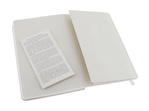 Записная книжка Moleskine Classic (нелинованный) в твердой обложке, Large (13х21см), белый
