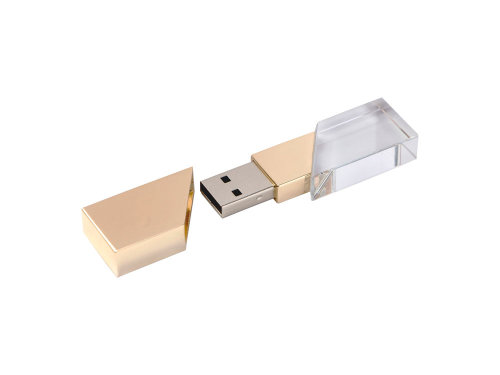 USB-флешка на 512 Mb, золото (арт 3030.05.512)