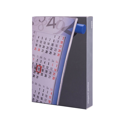 Календарь настольный, календарная сетка на 2023 - 2024 г. (черный)