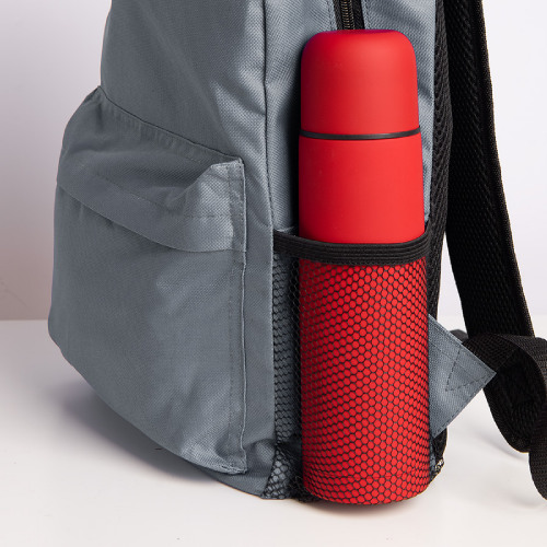 
Рюкзак DISCO, серый, 40 x 29 x11 см, 100% полиэстер 600D (красный)