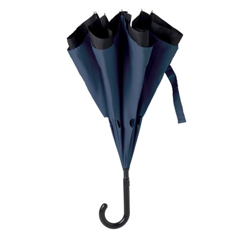 Зонт реверсивный (синий)