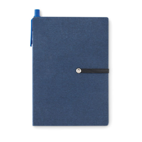 Блокнот с ручкой (синий) MO9213-04