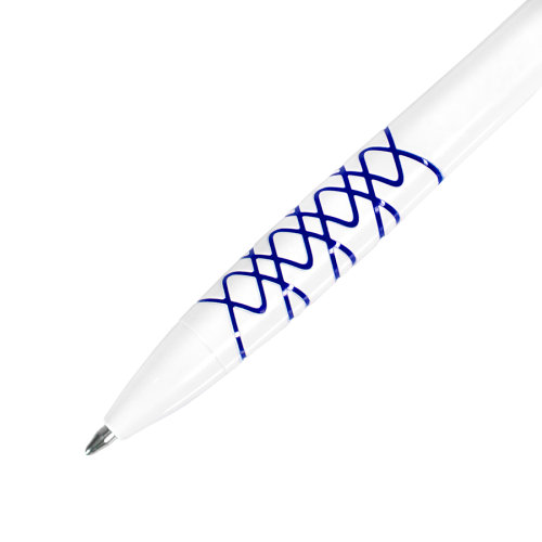 Ручка шариковая N11 (белый, синий)