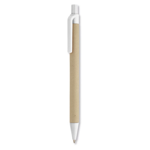 Ручка бумага/кукурузн.пластик (белый)