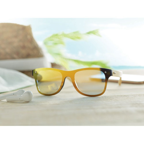 Солнцезащитные очки сплошные (желтый)