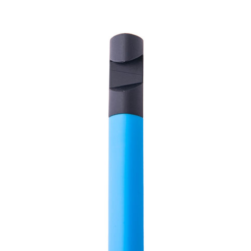 N5 soft, ручка шариковая, голубой/черный, пластик,soft-touch, подставка для смартфона (голубой, черный)