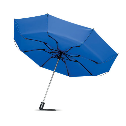 Складной реверсивный зонт (королевский синий)