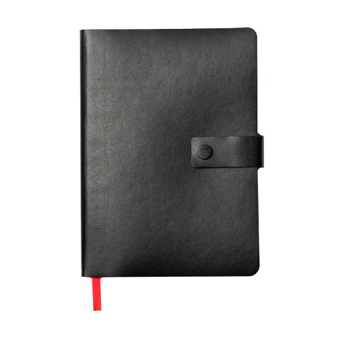 Ежедневник недатированный STELLAR, формат А5 (черный, красный)