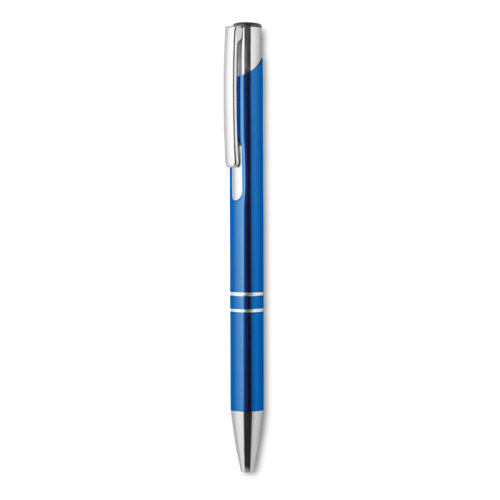 Ручка шариковая с черными черни (королевский синий)
