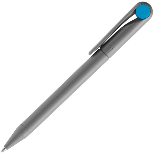 Ручка шариковая Prodir DS1 TMM Dot, серая с голубым