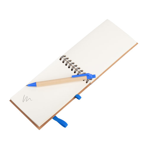 Блокнот с ручкой "Papyrus", синий