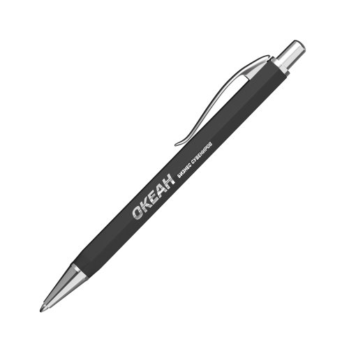 Ручка шариковая "Stanley", покрытие soft touch, черный