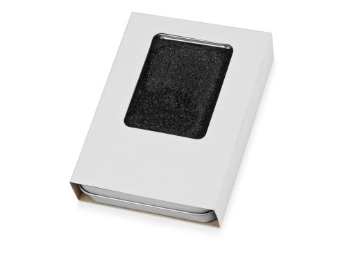 Подарочная коробка для флеш-карт Сиам в шубере, серебристый
