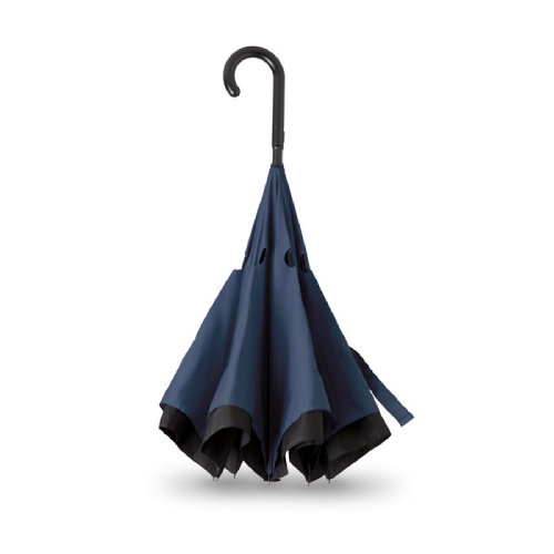 Зонт реверсивный (синий)