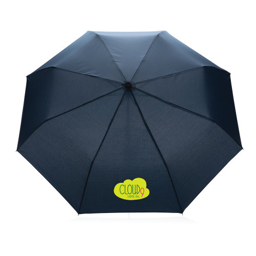 Компактный зонт Impact из RPET AWARE™ с бамбуковой рукояткой d96 см (арт P850.575)