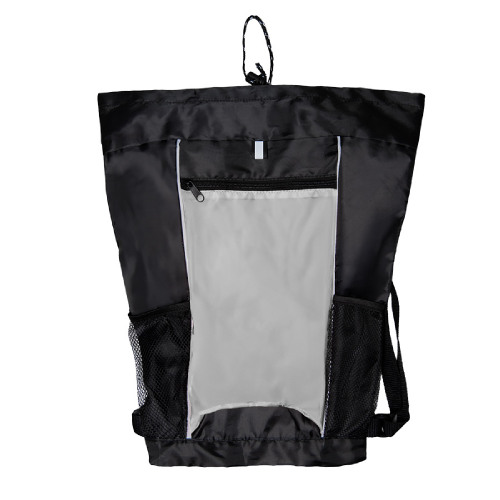 Рюкзак Fab, белый/чёрный, 47 x 27 см, 100% полиэстер 210D (белый)
