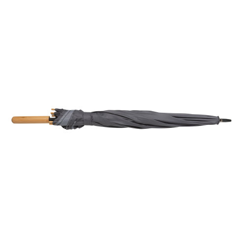 Автоматический зонт-трость с бамбуковой рукояткой Impact из RPET AWARE™ d103 см (арт P850.652)