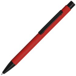 Ручка шариковая SKINNY, Soft Touch покрытие (красный)