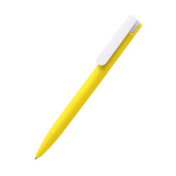 Ручка шариковая Mira Soft - Желтый KK