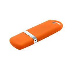 Флешка "Shape" с покрытием Софт Тач 16 Гб - Оранжевый OO